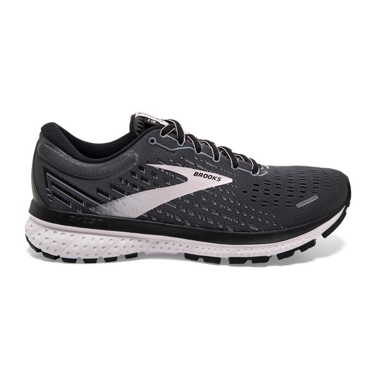 Brooks Women's Ghost 13 Road Running Shoes - Black/Pearl/Hushed Violet/Purple (XRMO79146)